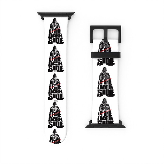 Cool Star Wars Darth Vader typography Watch Bands For Apple Watch