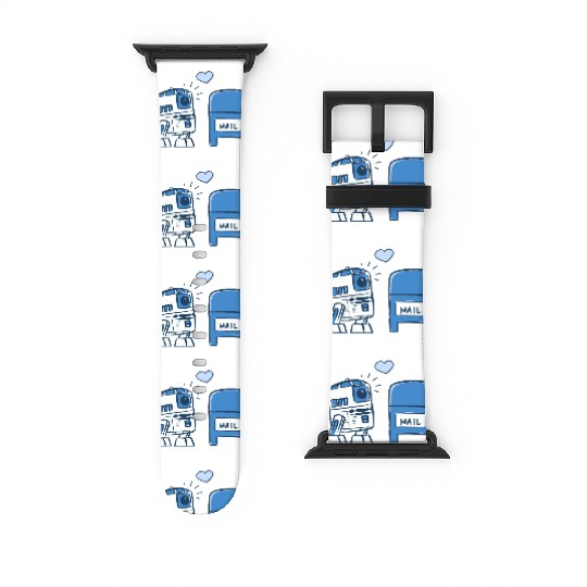 Funny Star Wars r2d2 comic Watch Bands For Apple Watch