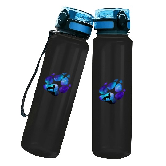 Wolf Paw Galaxy Wild Lone Wolves Double Exposure Water Track Bottles