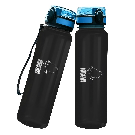 Proud Cane Corso Profile dog mom Water Track Bottles
