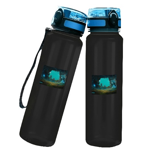 Bioluminescent Underground Landscapes Water Track Bottles