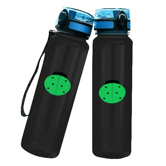 green ladybug Water Track Bottles
