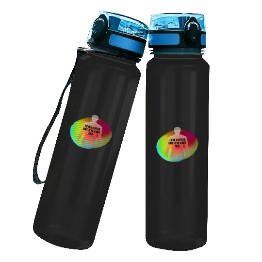 Black Neon Green Red Spiritual Chakra Water Track Bottles