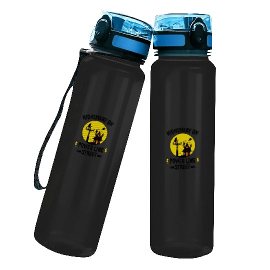 Nightmare on Power Line Street – Lineman Halloween Water Track Bottles