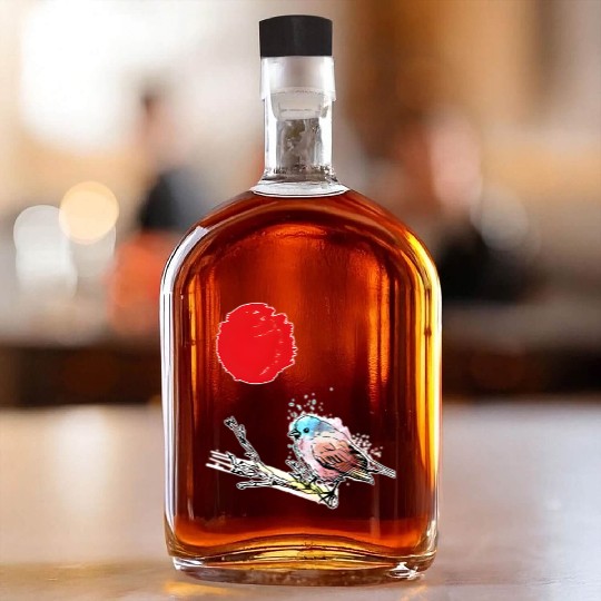 Murakami Birds Red Moon Japenese Whiskey Bottles