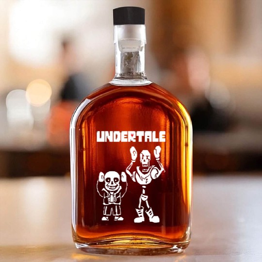 undertale Whiskey Bottles