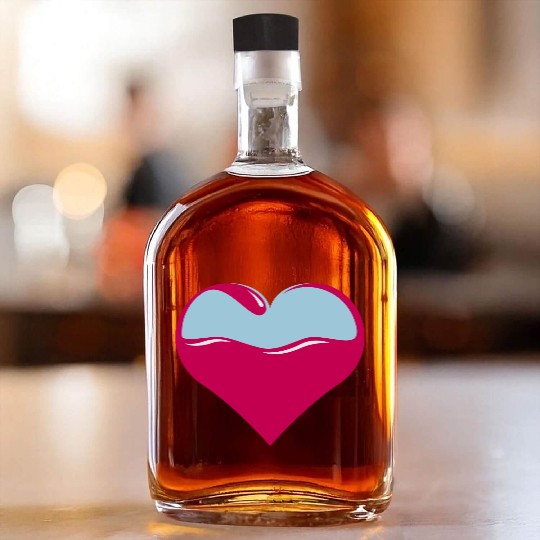Ocean heart Whiskey Bottles