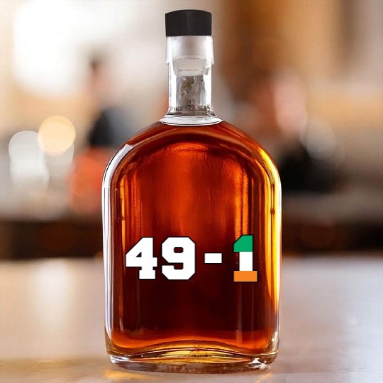 49-1, Conor McGregor vs Floyd Mayweather Whiskey Bottles