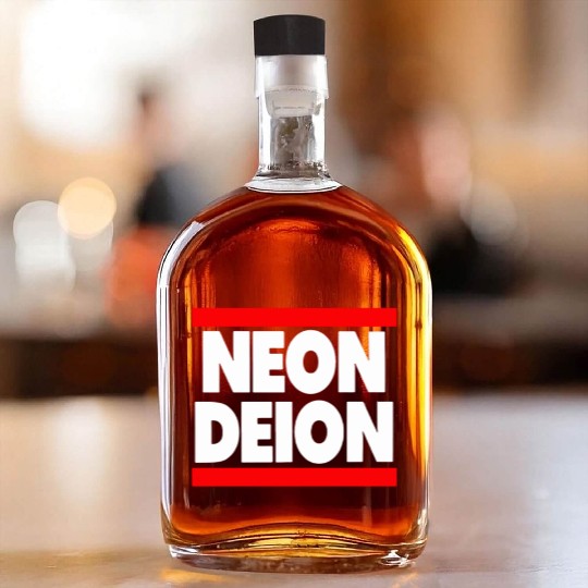 Neon Deion Sanders Primetime Atlanta Sf Whiskey Bottles