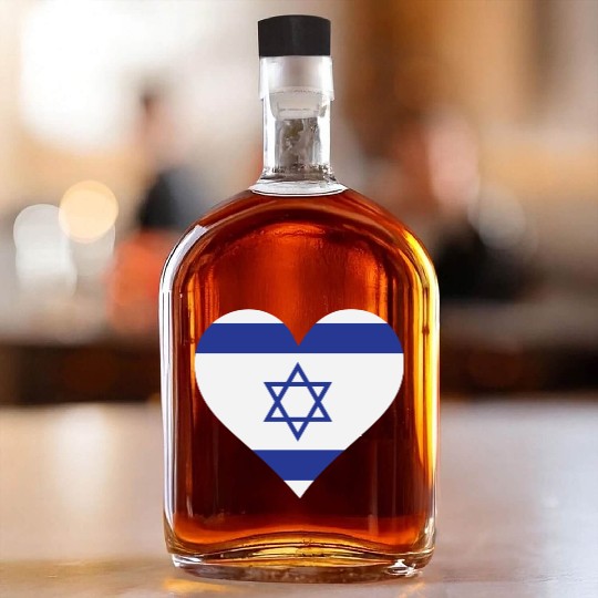 A Heart For Israel Whiskey Bottles