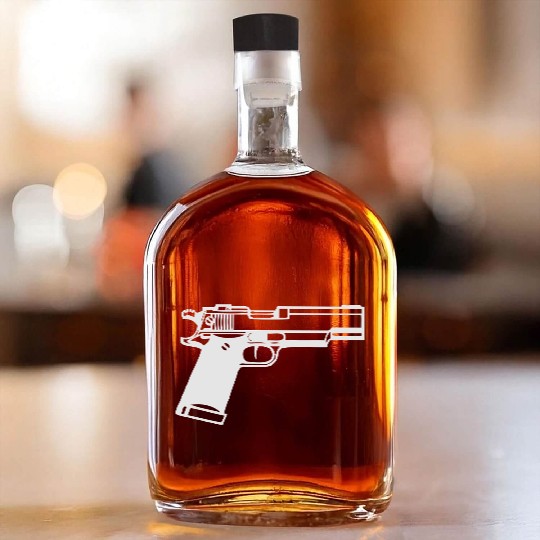 Gun Whiskey Bottles