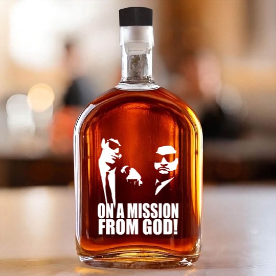 Blues Brothers Belushi Cult Tv Whiskey Bottles