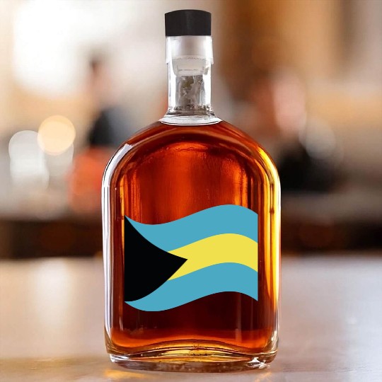 flag bahamas Whiskey Bottles