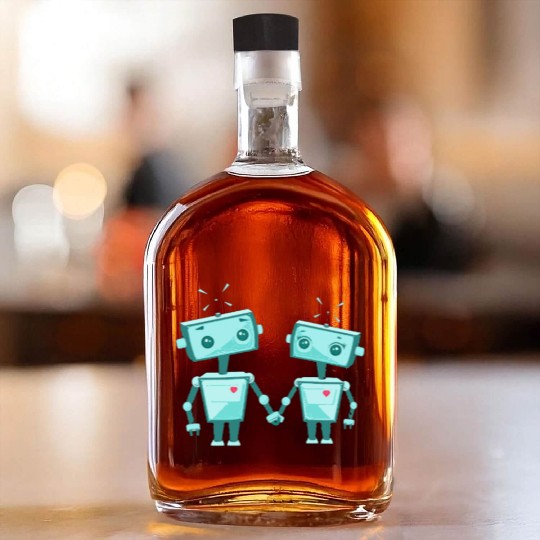 Robot Whiskey Bottles