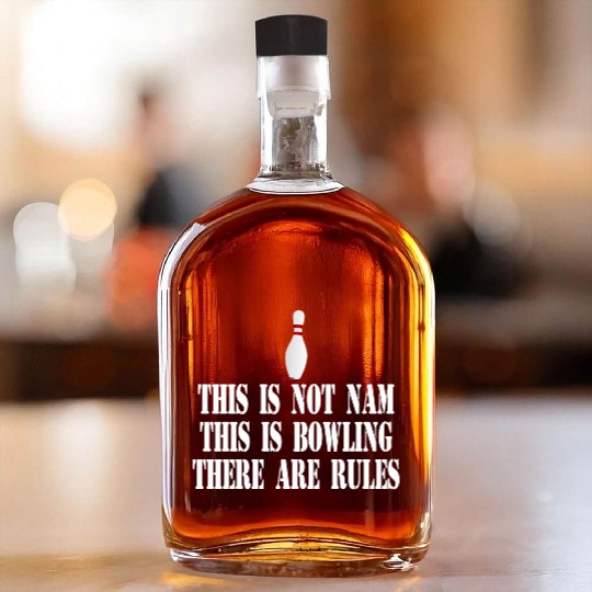 The Big Lebowski Quote Whiskey Bottles