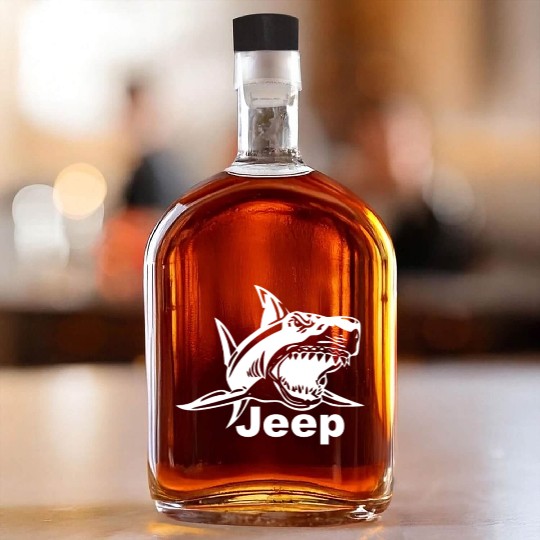 Jeep Great White Shark Whiskey Bottles