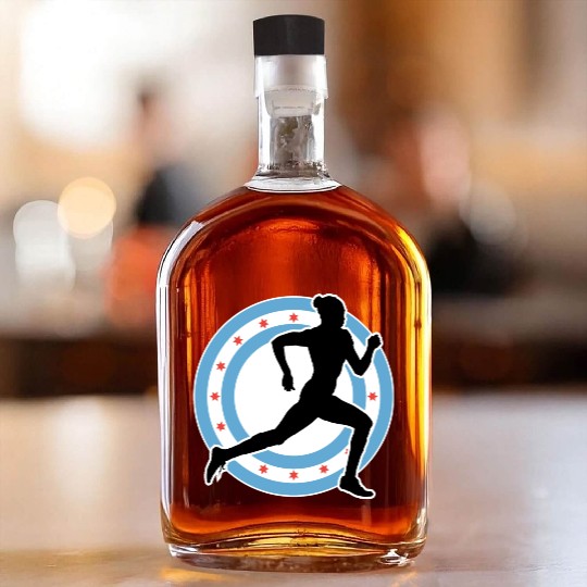 CHICAGO MARATHON 7 Whiskey Bottles