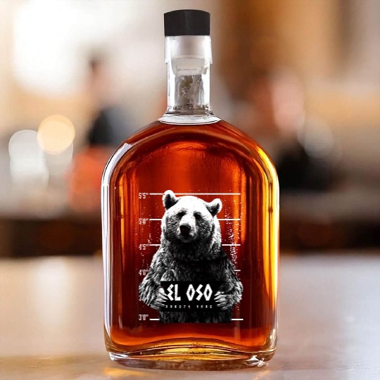 Animal Print - El Oso Whiskey Bottles