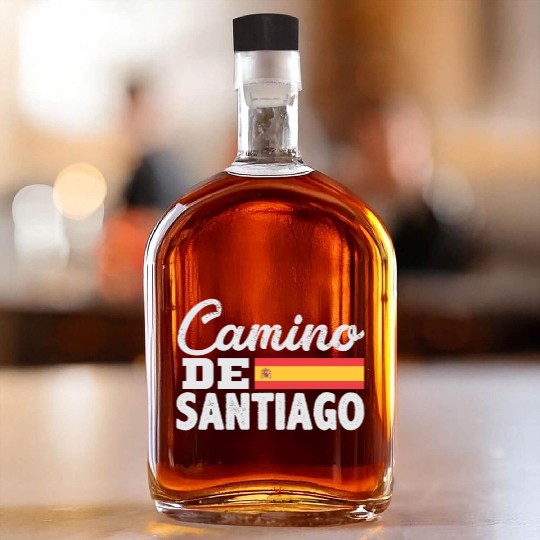 Camino De Santiago Way of Saint James Whiskey Bottles