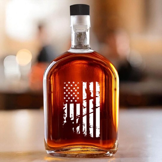 USA Duck Hunting American Hunters Hunt Gifts Whiskey Bottles