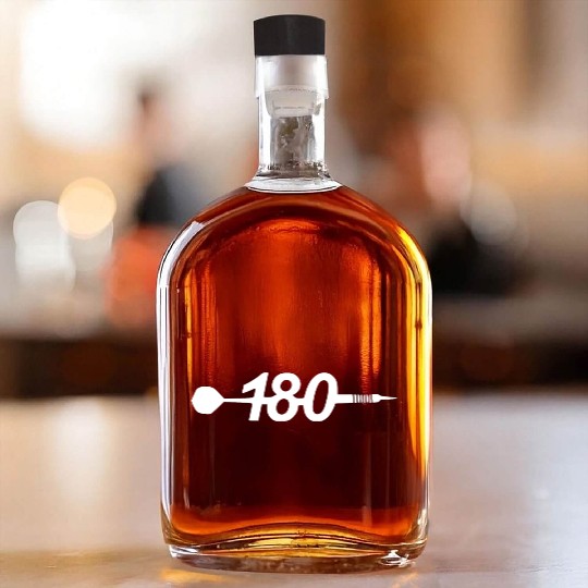 180 darts2 Whiskey Bottles