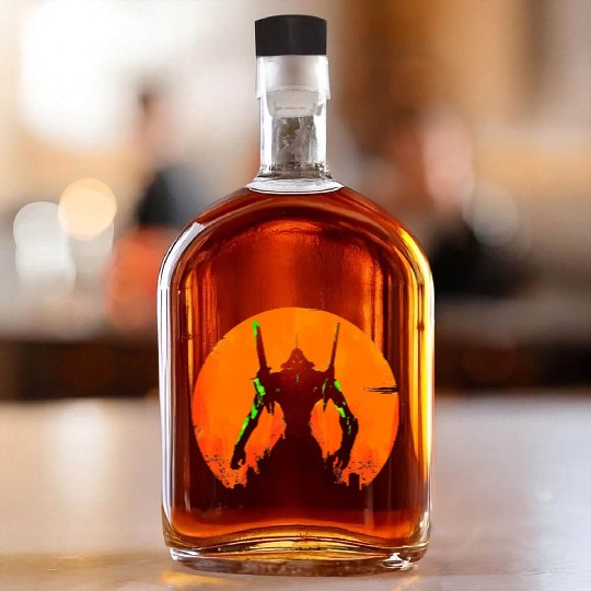 Evangelion Whiskey Bottles