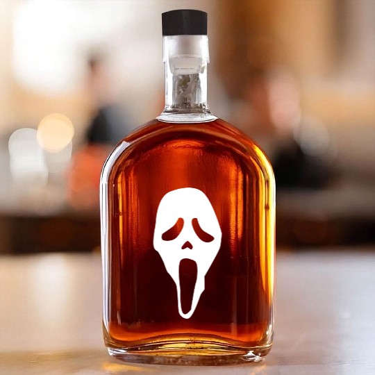 Scream Ghostface Fan Whiskey Bottles