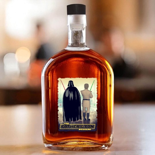Vader and Luke Weekend Whiskey Bottles