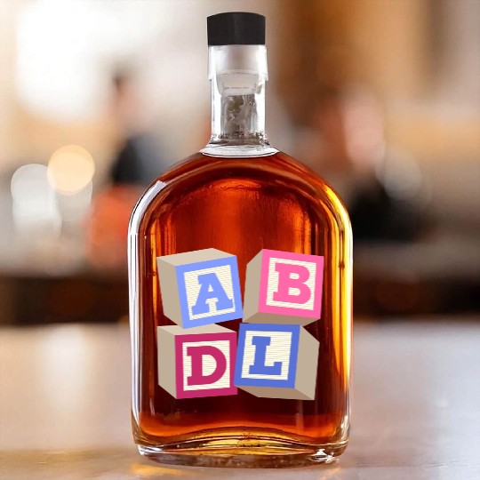 AB DL ageplay ABDL adult baby diaper baby Whiskey Bottles
