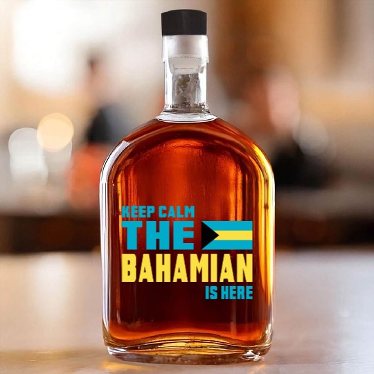 Keep Calm Bahamas Design / Gift Whiskey Bottles