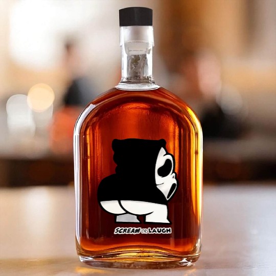 Ghost creature scream or laugh Whiskey Bottles