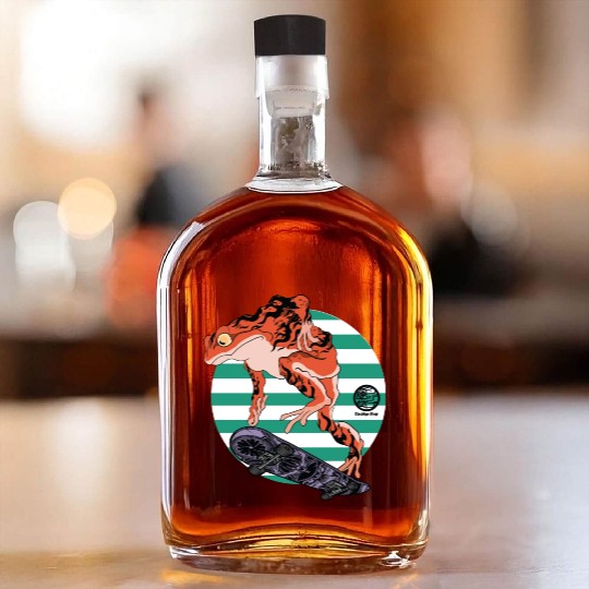 Skating frog Whiskey Bottles