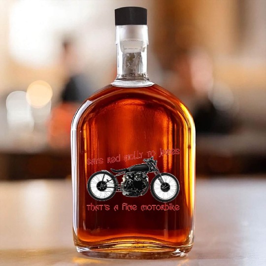 Says Red Molly to James Whiskey Bottles