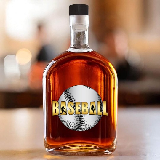 Baseball Catcher Softball Baseball Bat Sports Gift Whiskey Bottles