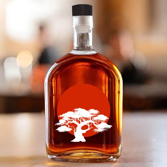Miyagi-do Karate Bonsai Tree Martial Arts Japanese Whiskey Bottles