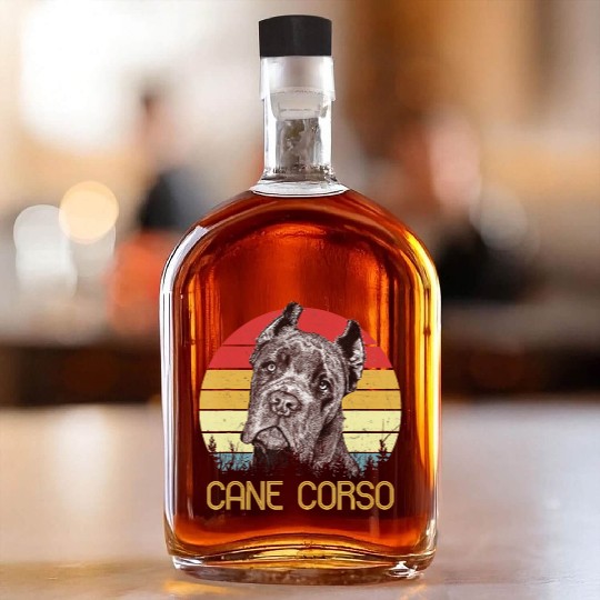 cane corso - cane corso gift Whiskey Bottles