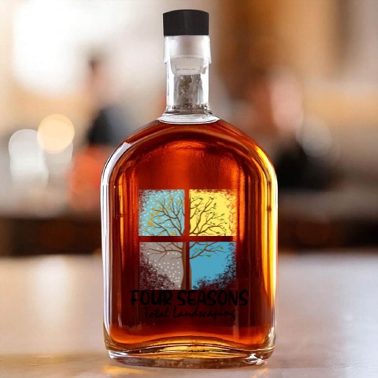 Four Seasons Total Landscaping Whiskey Bottles