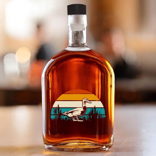 Duck hunting animal welfare gift idea Whiskey Bottles
