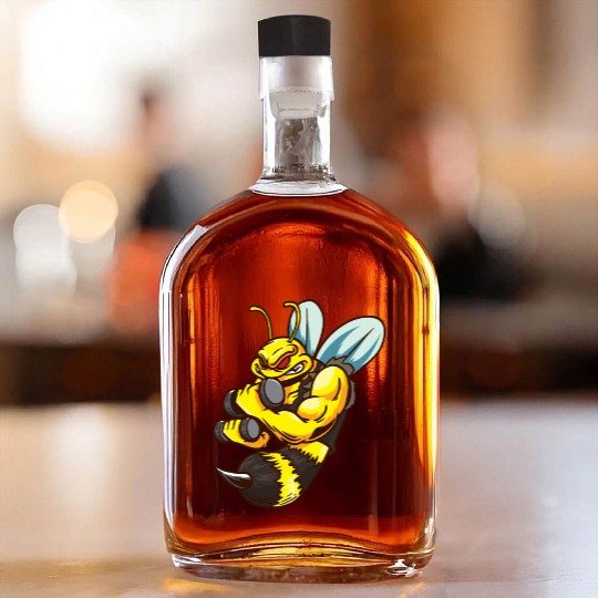Animal Bee Strong Whiskey Bottles