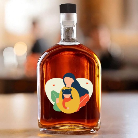 I Love You, Mama & Baby Whiskey Bottles, Mommy and Me Whiskey Bottles