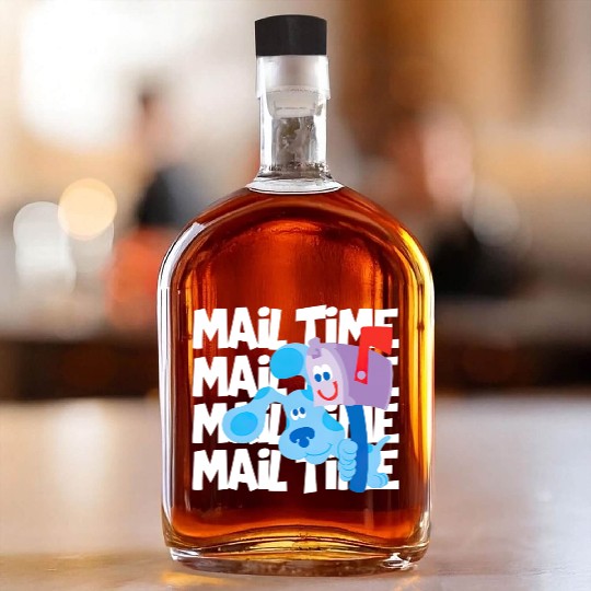 Mail Time With Blues Clues Whiskey Bottles