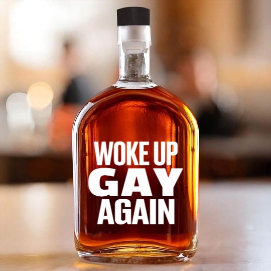 Gay Couple Homosexual LGBTQ Queer Pride Whiskey Bottles
