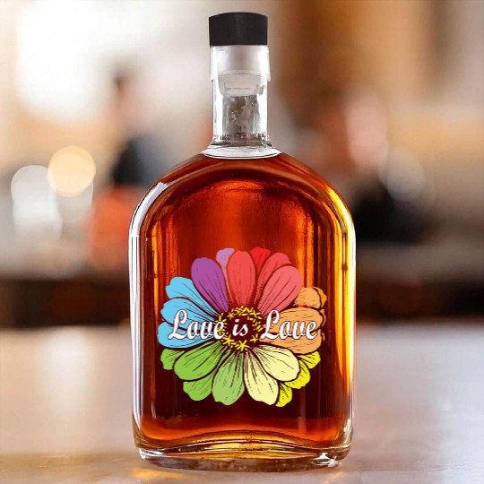 Love is love Whiskey Bottles