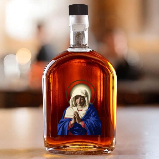 Whiskey Bottles Holy Virgin Mary Whiskey Bottles