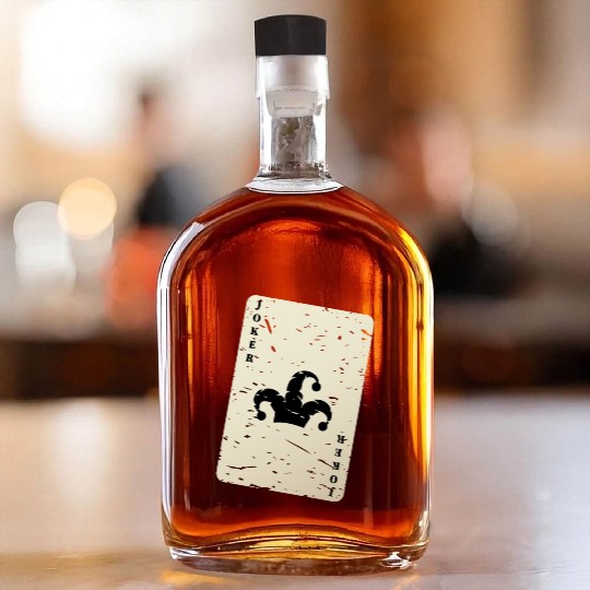 Joker card Whiskey Bottles