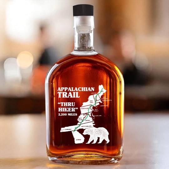 Thruh Hiker, Appalachian Trail - US Trail Whiskey Bottles