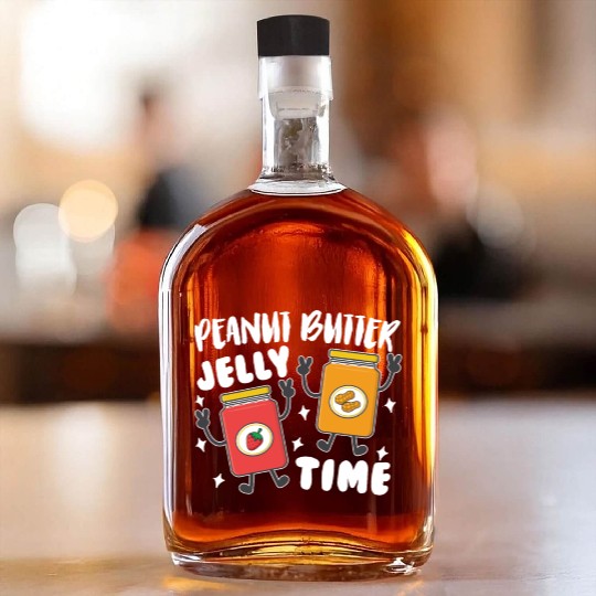 Peanni Butter Jelly Time Friend Peanut Strawberry Whiskey Bottles