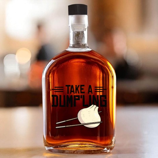 Dumpling Asian Food Chinese Food Fan Whiskey Bottles