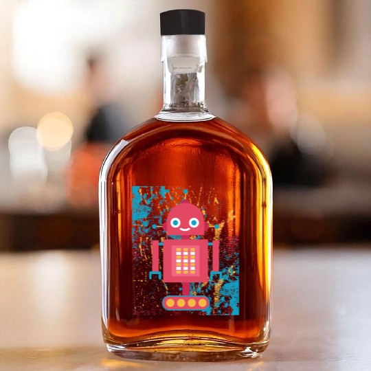 Robotics Cute Robot Whiskey Bottles