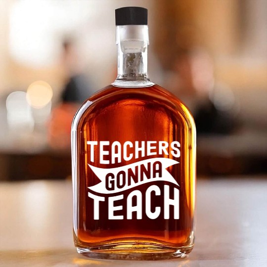 Teacher School Teacher Gift Great Elementary Whiskey Bottles
